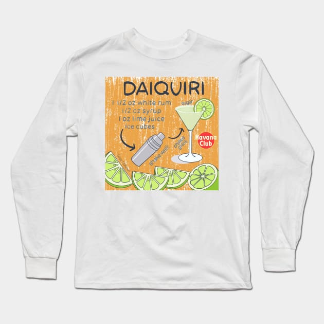 Daiquiri Long Sleeve T-Shirt by EV Visuals